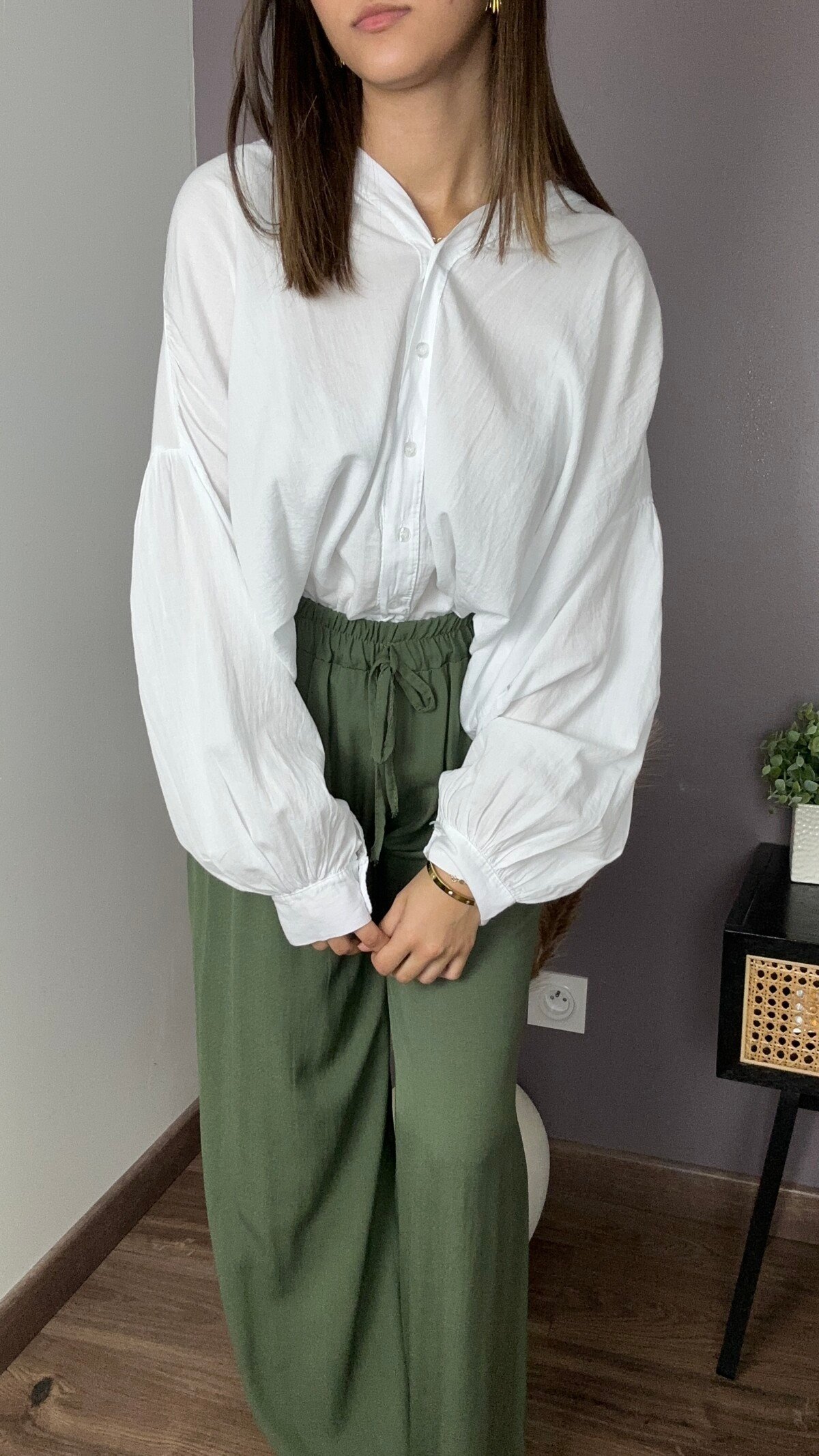 Pantalon Ninon kaki – Image 2