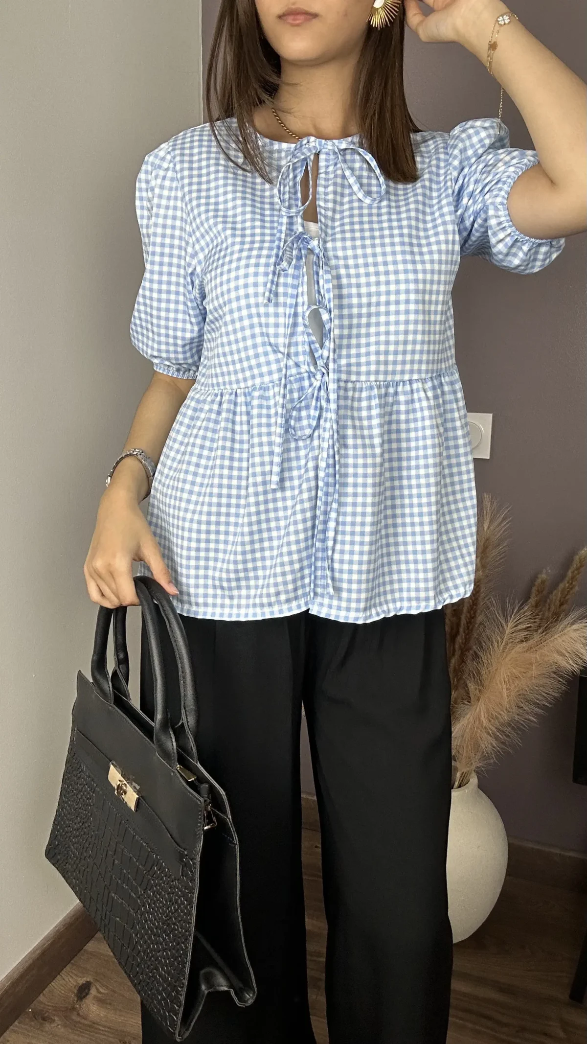 Blouse à noeuds