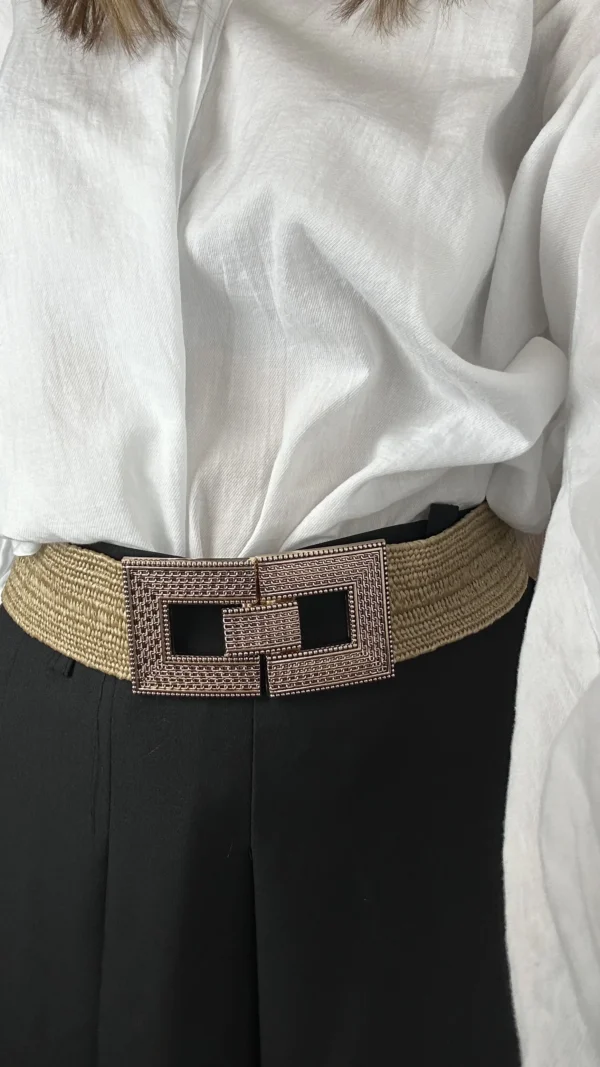 Ceinture raphia