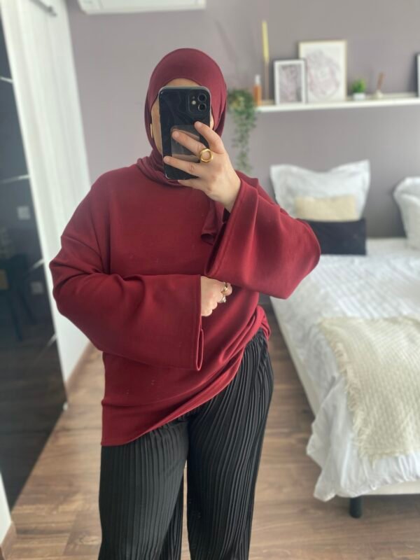 Pantalon plissé noir