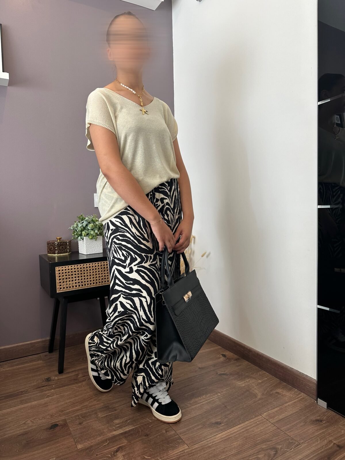 Pantalon zébré