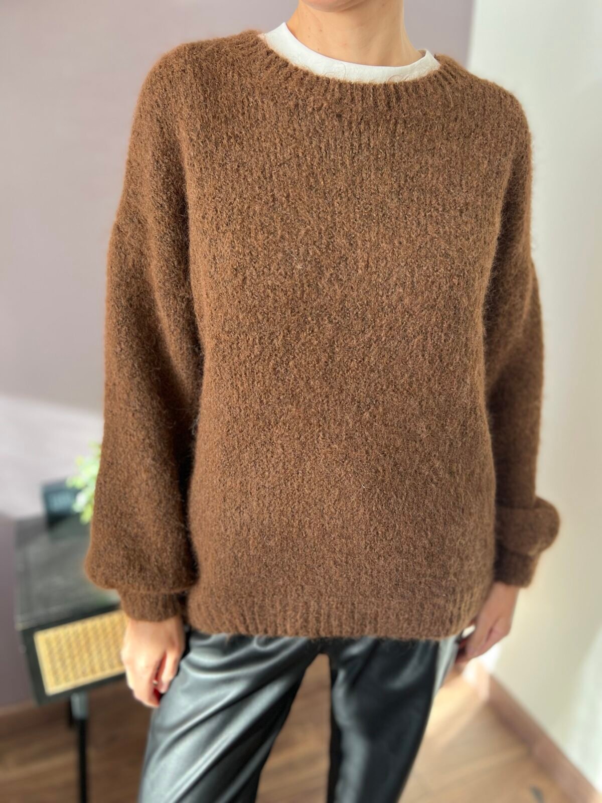 Pull laine brossée – Image 3