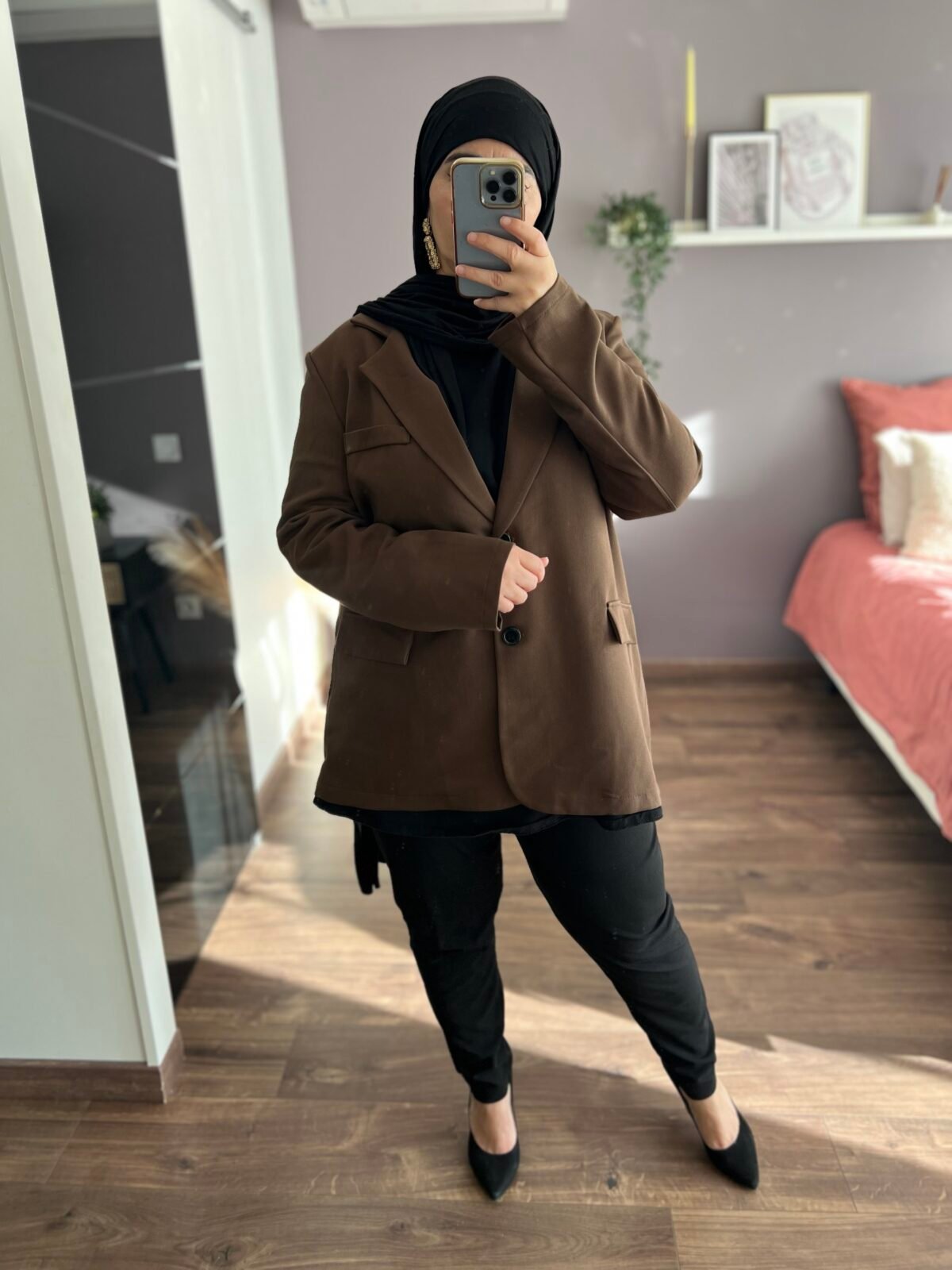 Blazer oversize fendu  – Image 3