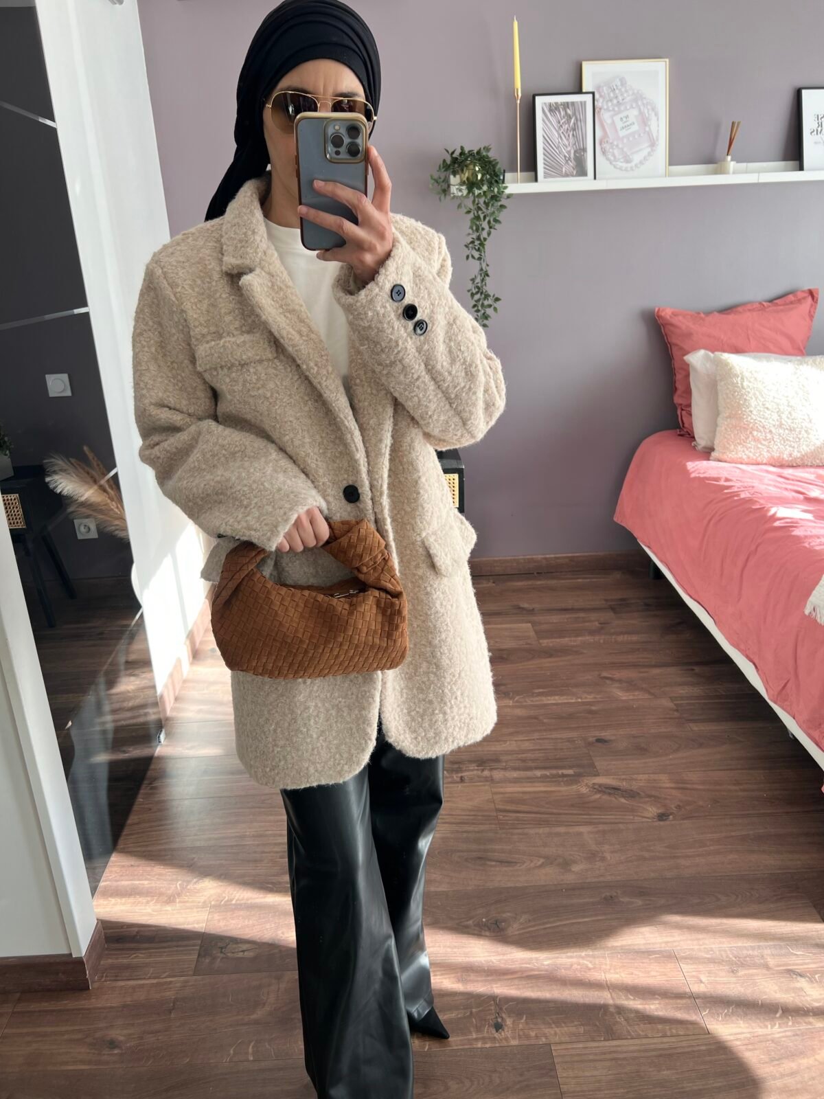 Veste oversize écru – Image 2
