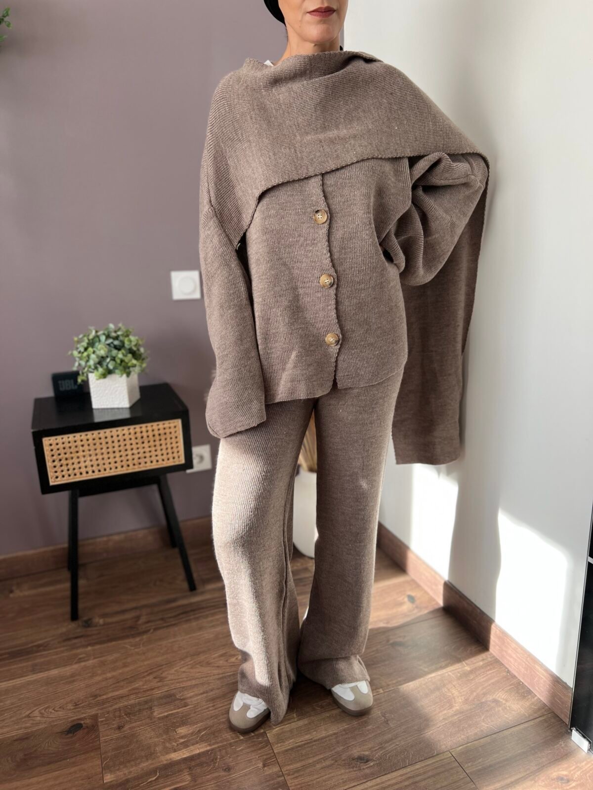 Ensemble écharpe en maille