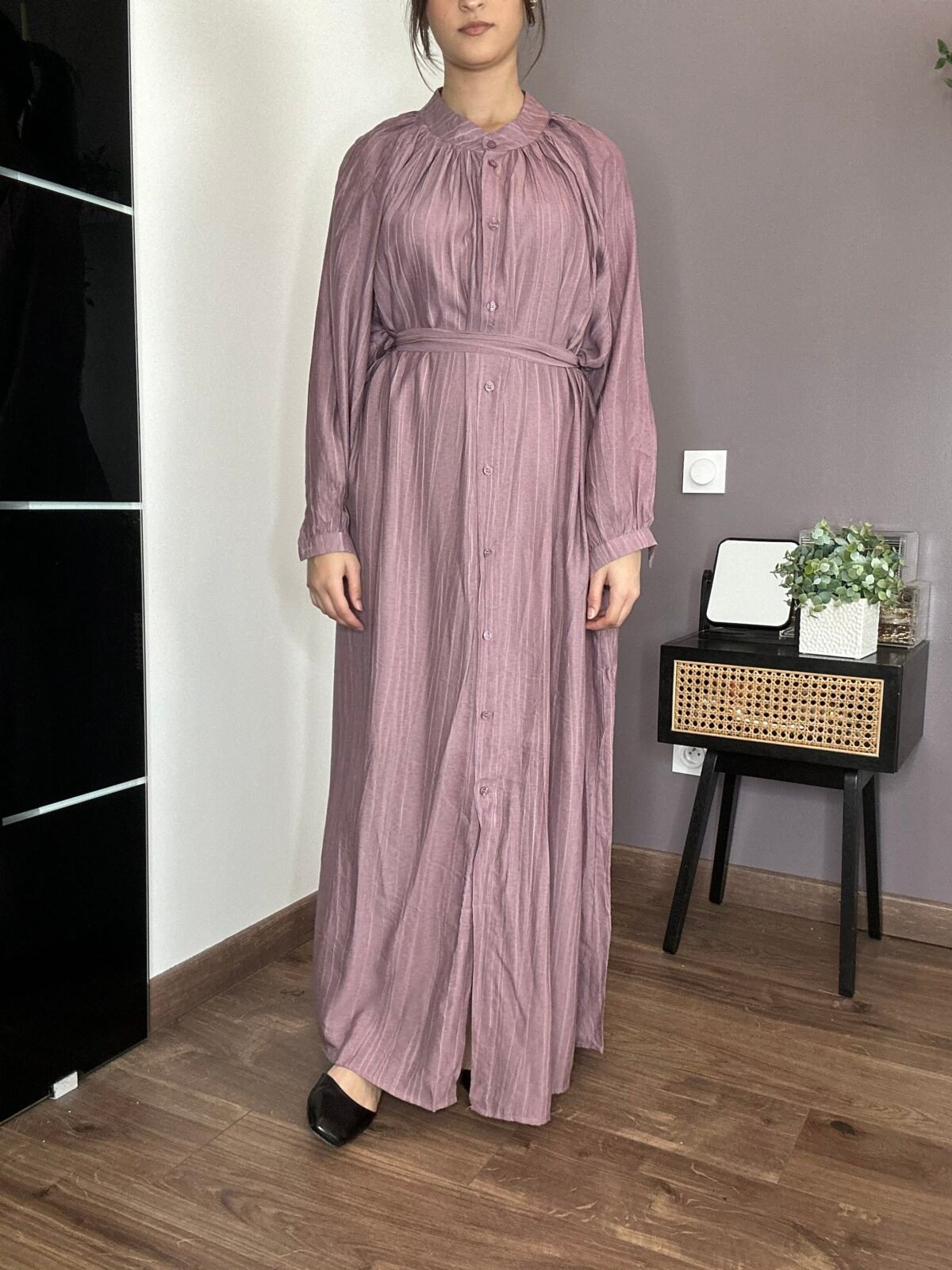 Robe Lina pourpre