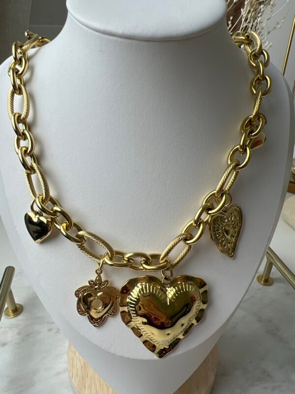Collier breloque coeur