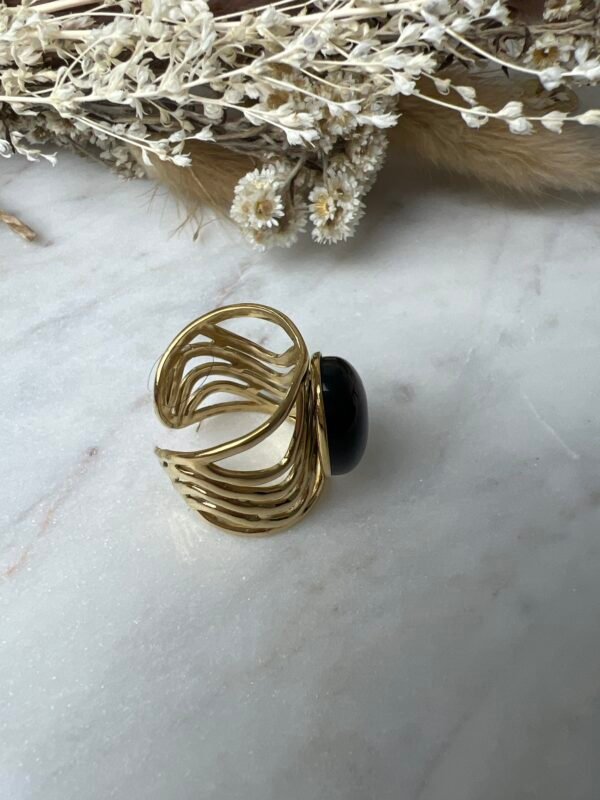 Bague Velours noir