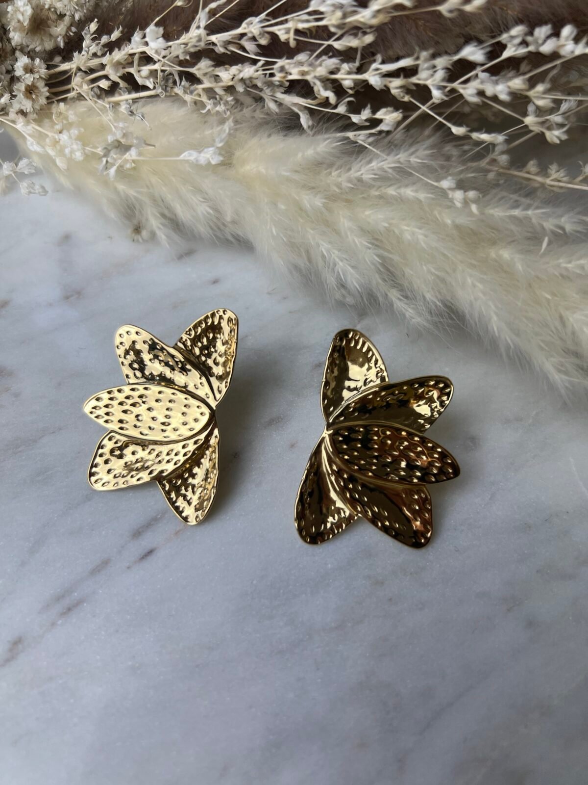 Boucles d'oreilles feuilles