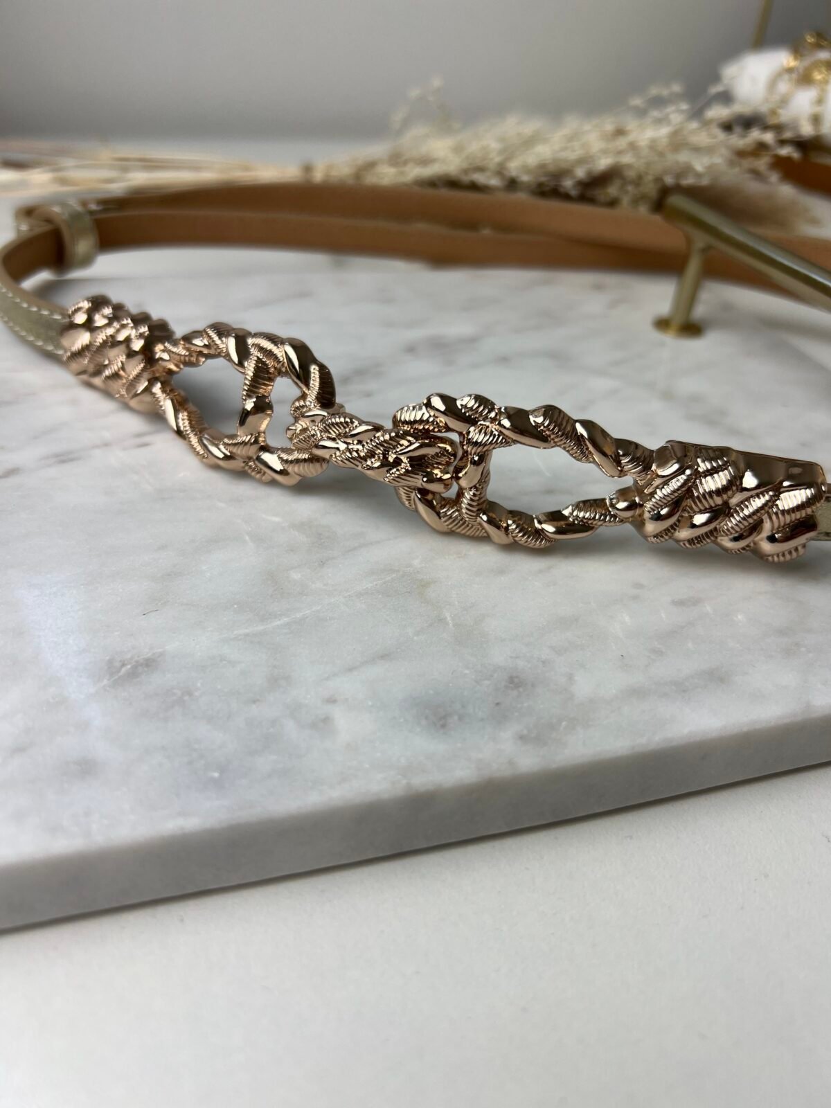 Ceinture Luna doré
