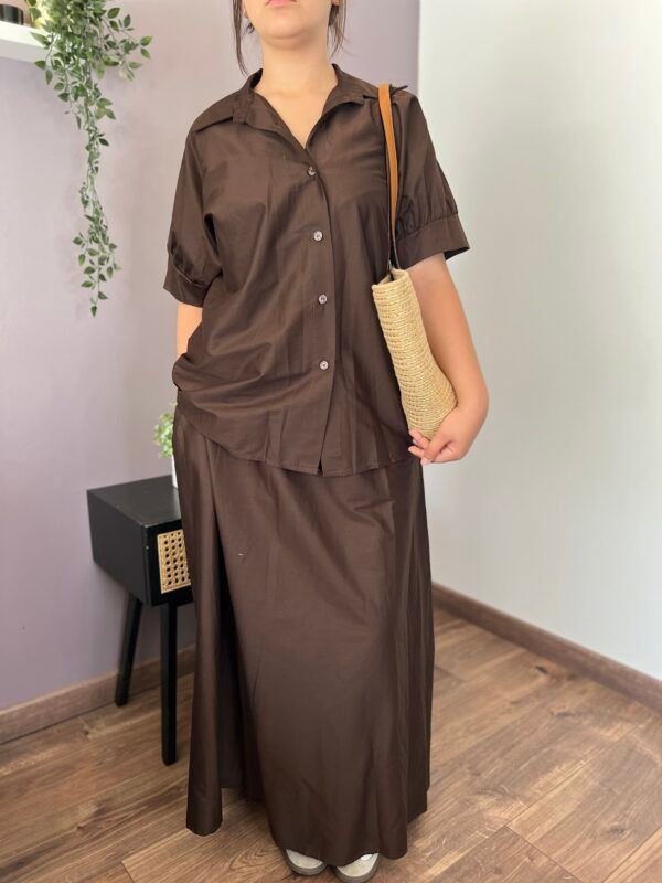 Ensemble Maryam chocolat