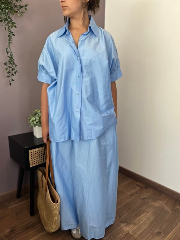 Ensemble Maryam bleu