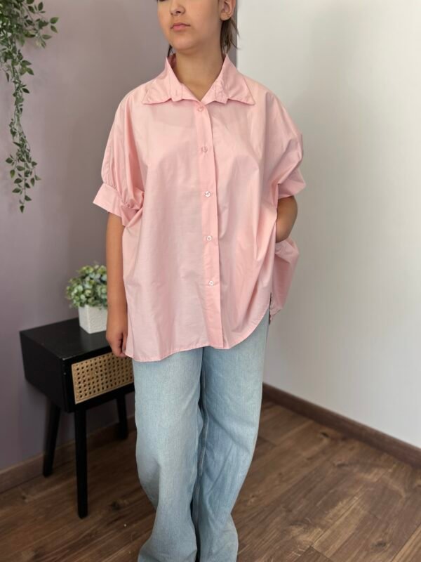 Chemise été rose