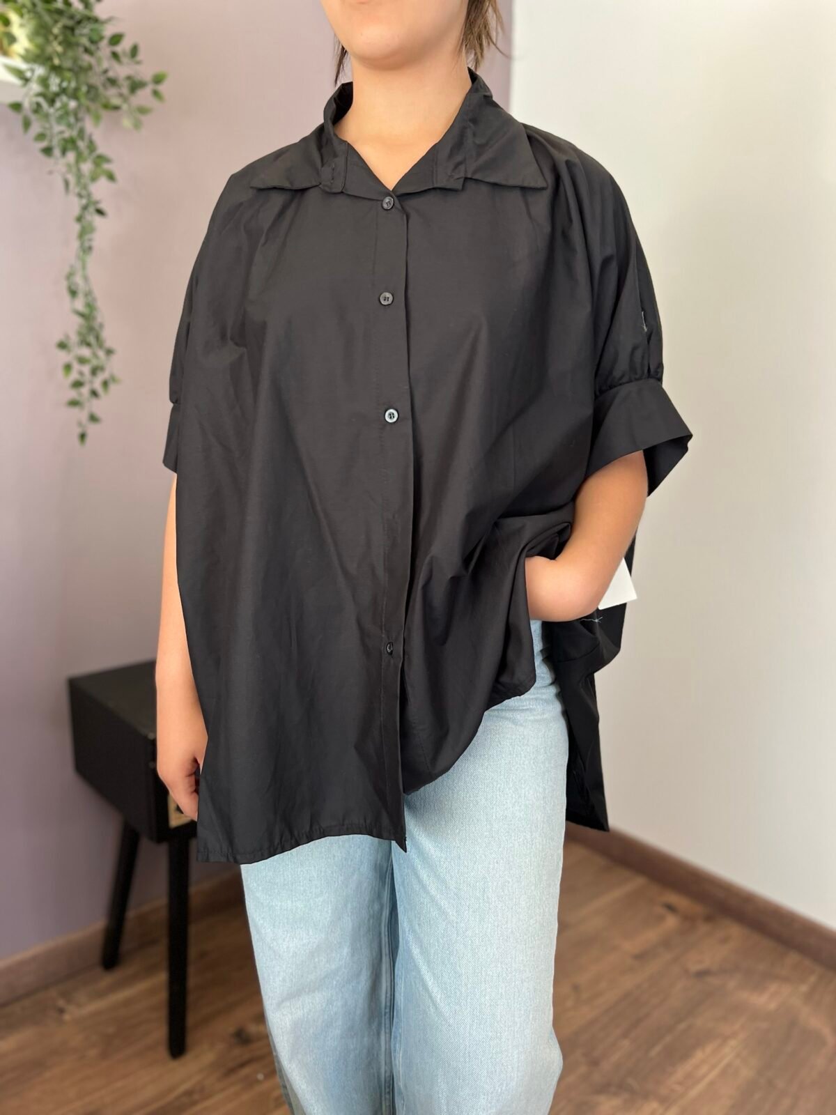 Chemise été noire