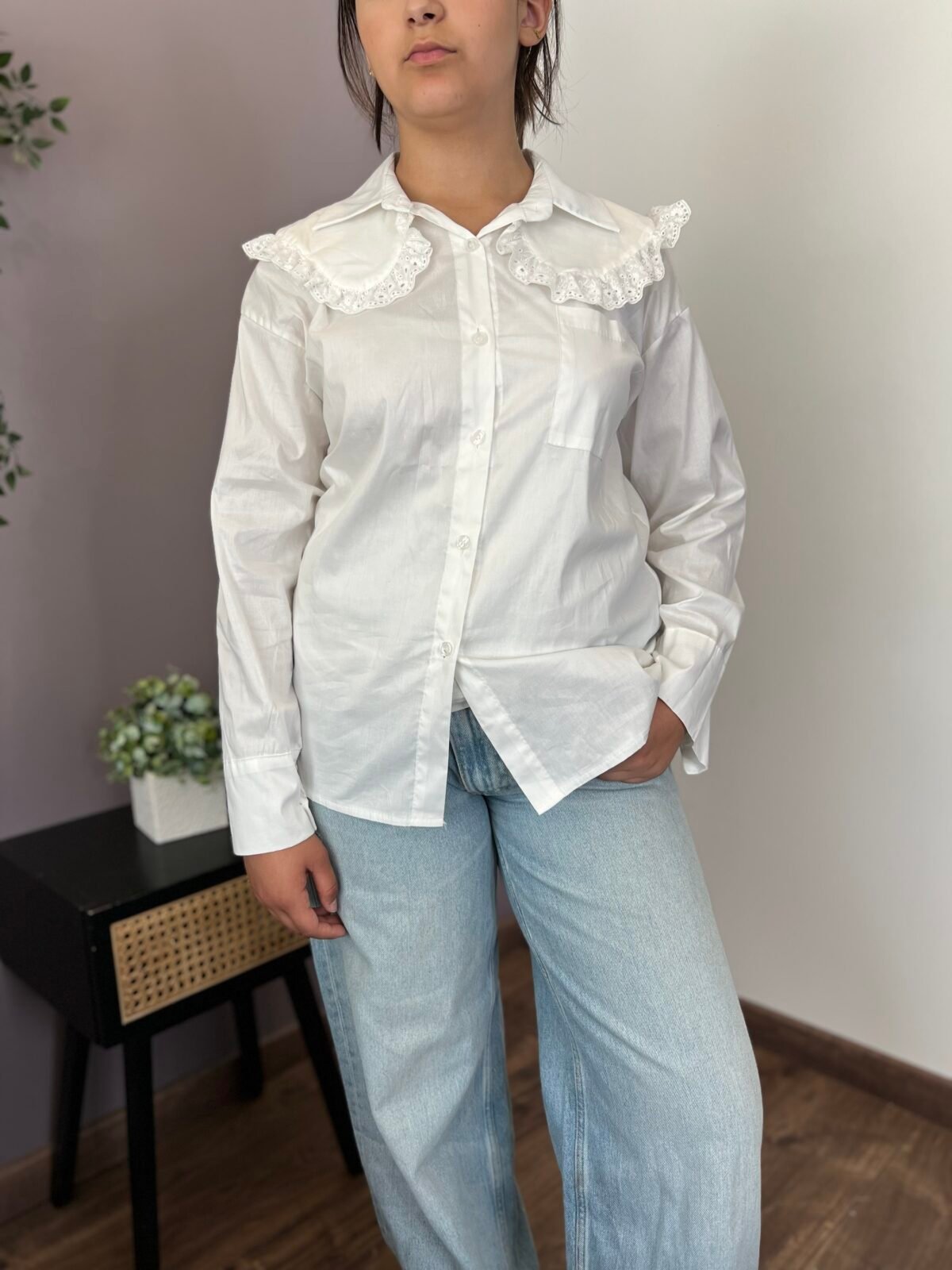 Chemise col claudine