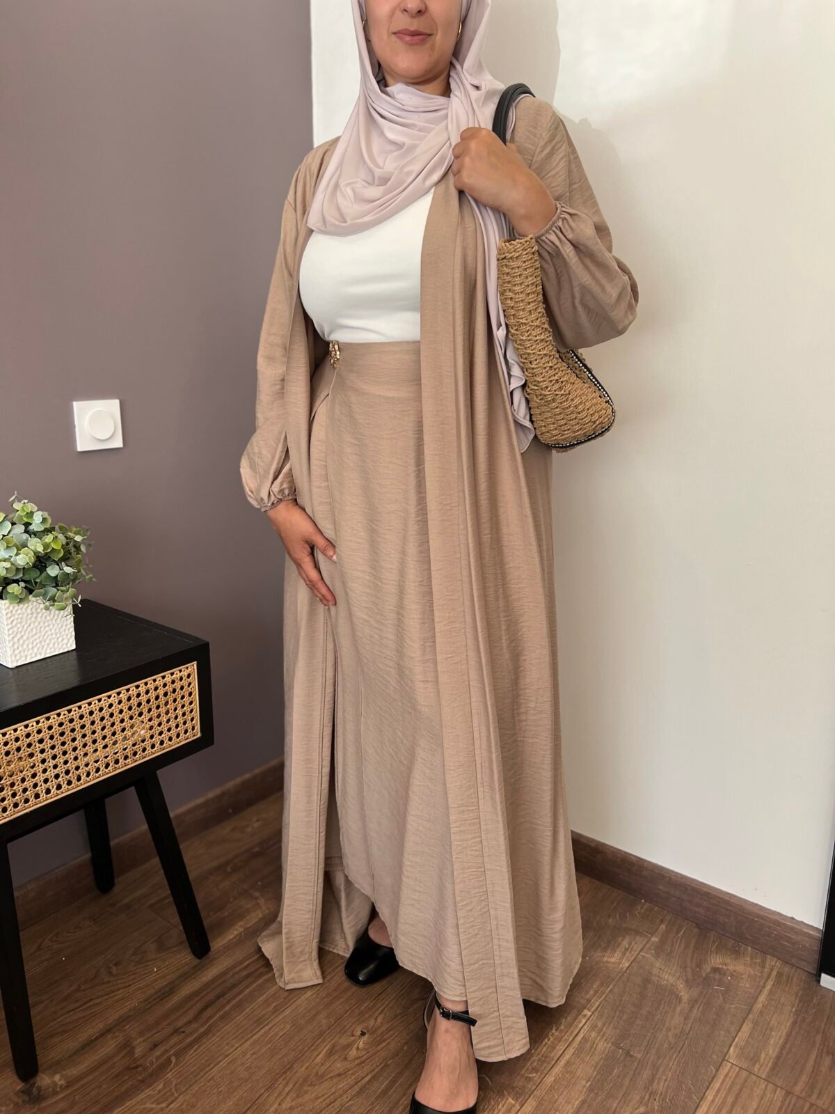 Ensemble Zeyna taupe