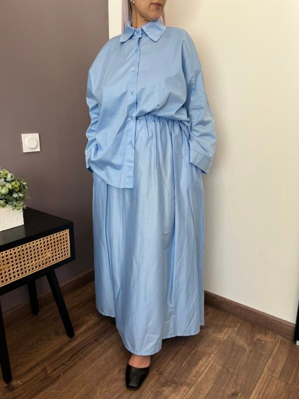 Ensemble Pauline bleu