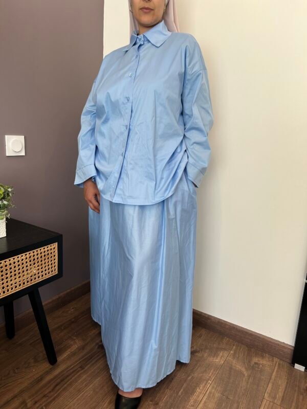Ensemble Pauline bleu
