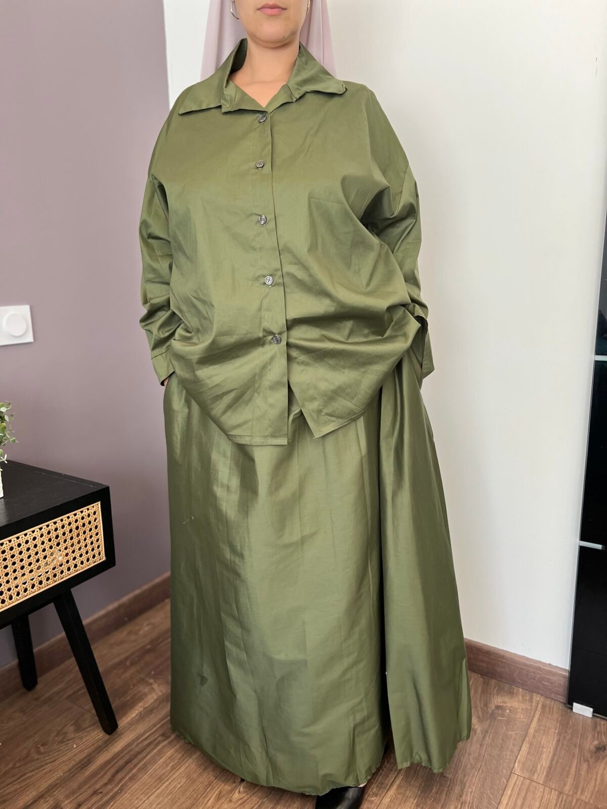 Ensemble Pauline kaki (précommande) – Image 3