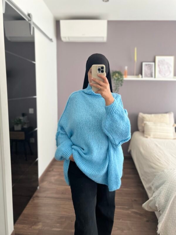 Pull Clara bleu pastel