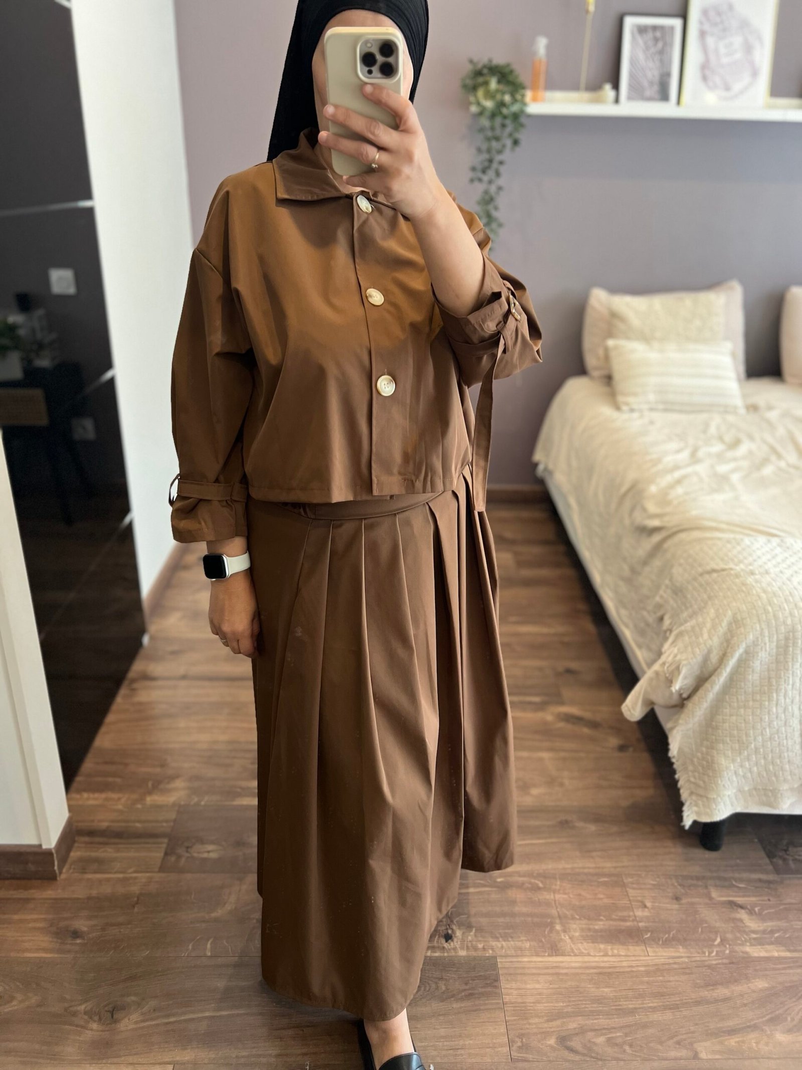 Ensemble LARA chocolat