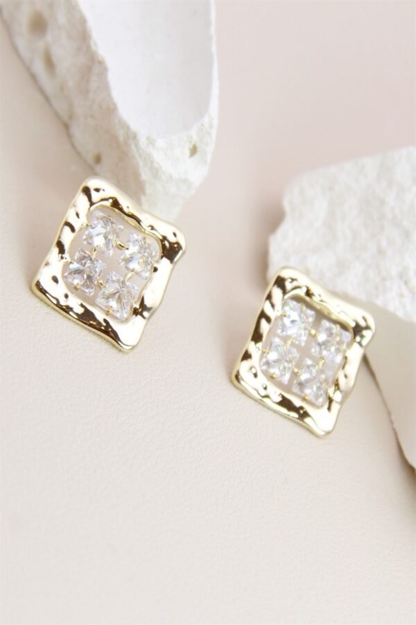 Boucles d’oreille cristaline