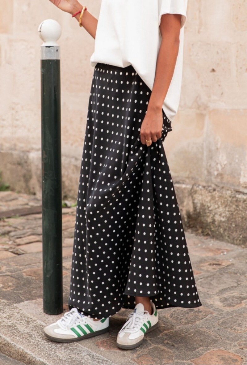 Jupe à pois noire – Image 2