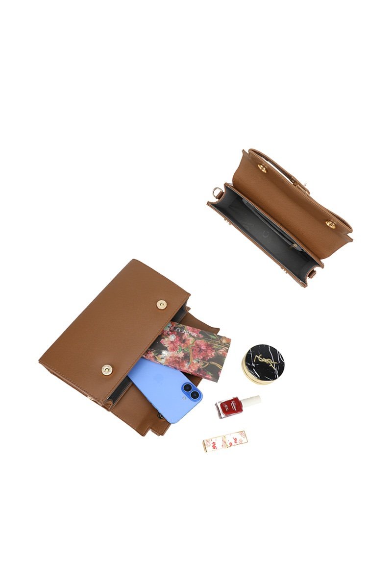 Sac Kelly marron – Image 2