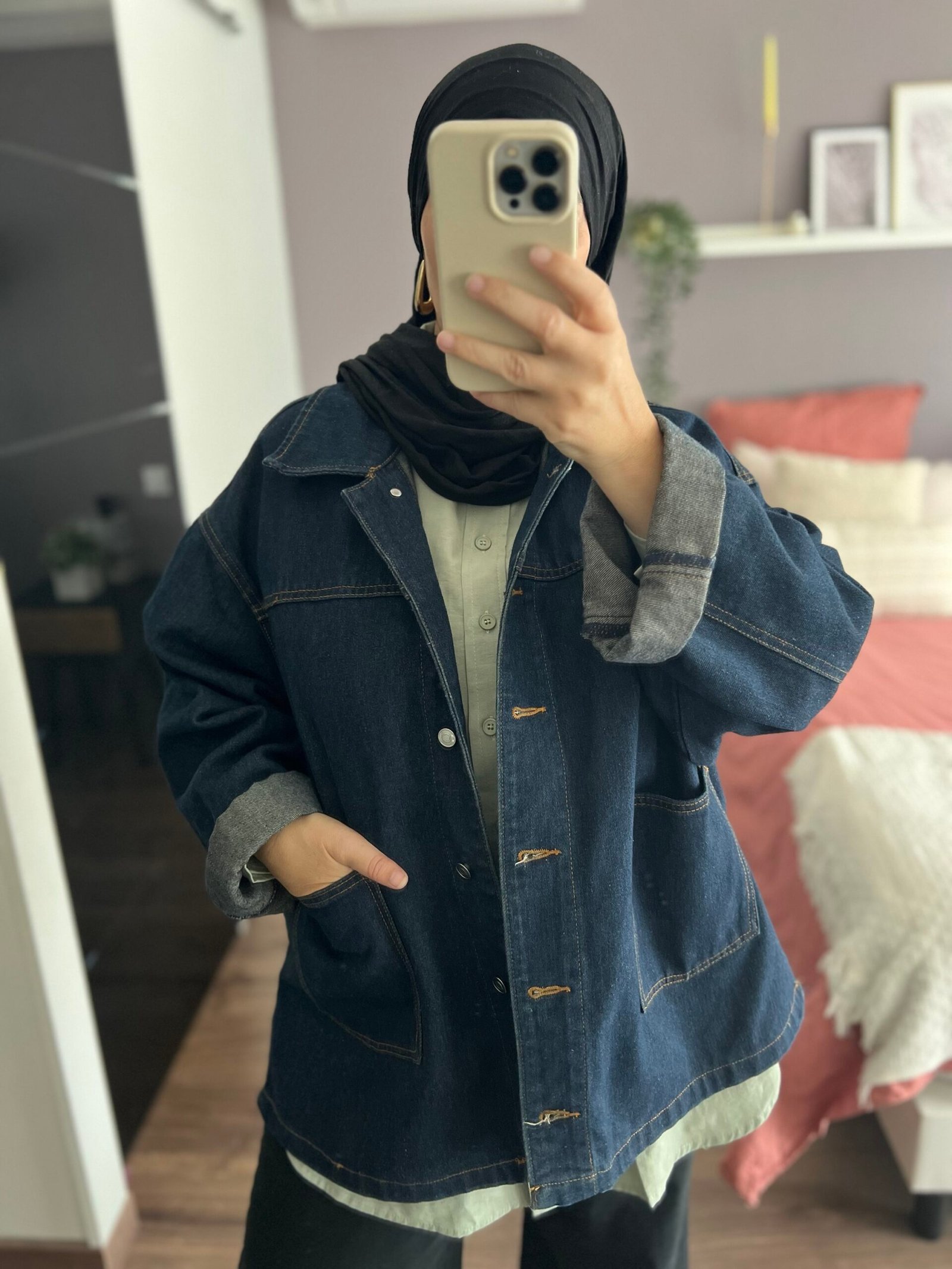 Veste en jean oversize – Image 2