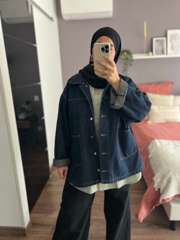 Veste en jean oversize