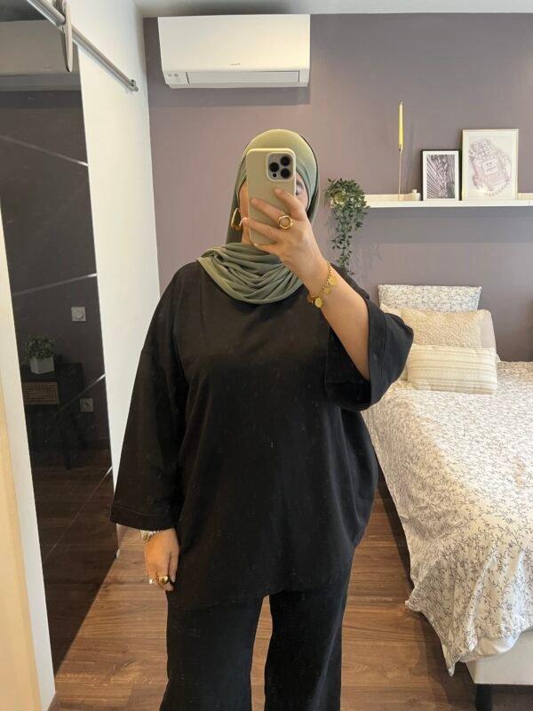 T shirt oversize noir