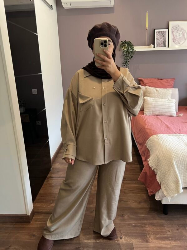 Ensemble Dania taupe