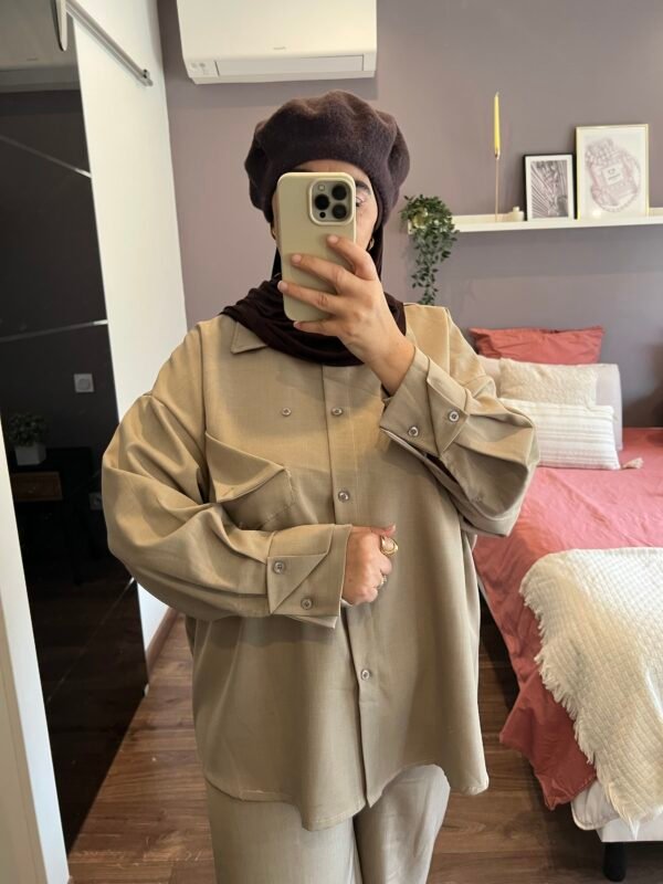 Ensemble Dania taupe