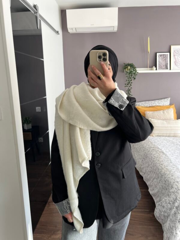 Echarpe Céline écru