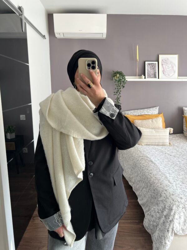 Echarpe Céline écru