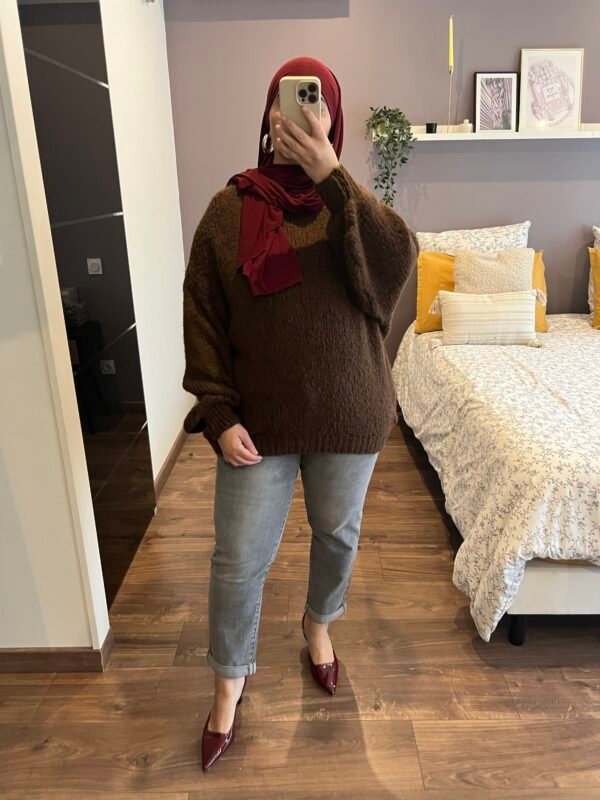 Jean mom Jeanne gris