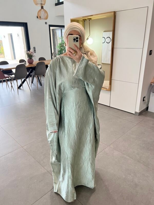 Abaya Perla vert d'eau