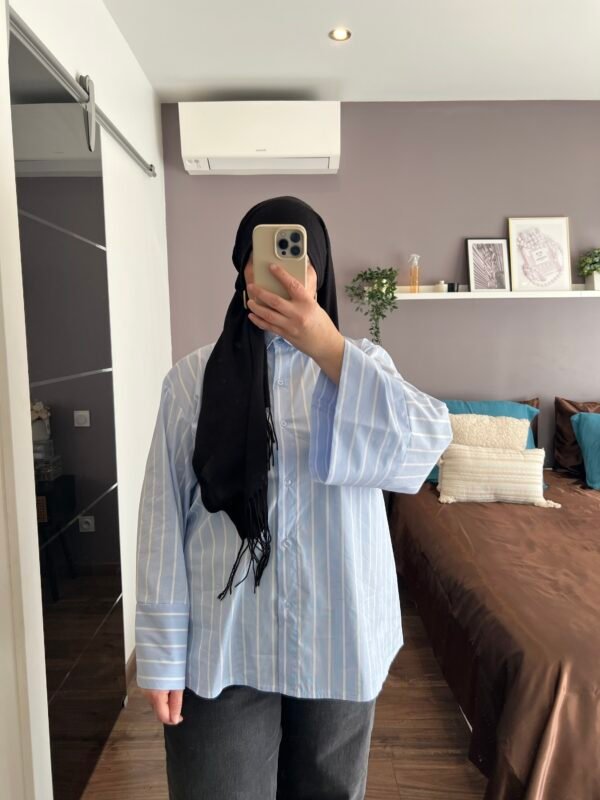 Chemise rayée en coton