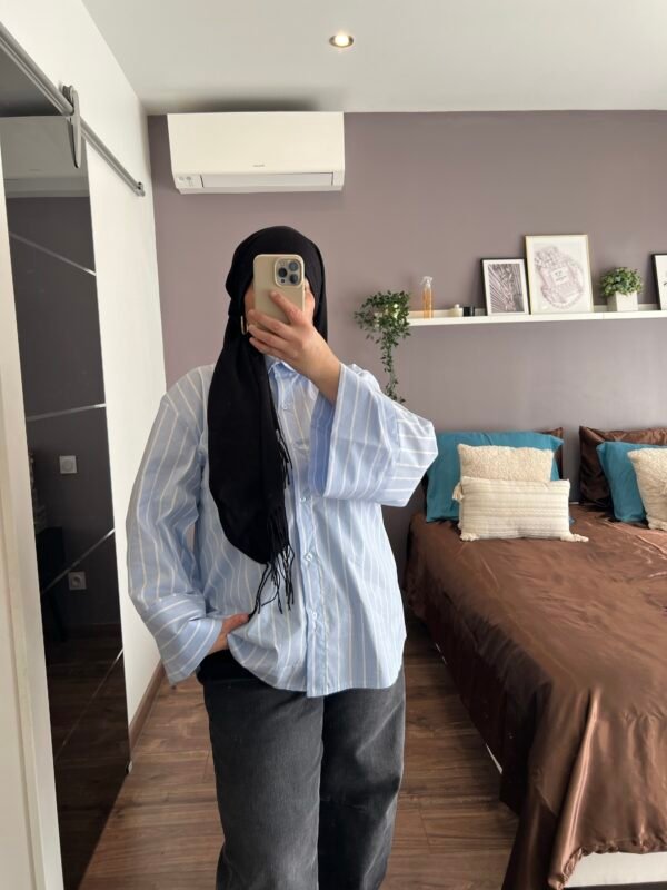 Chemise rayée en coton