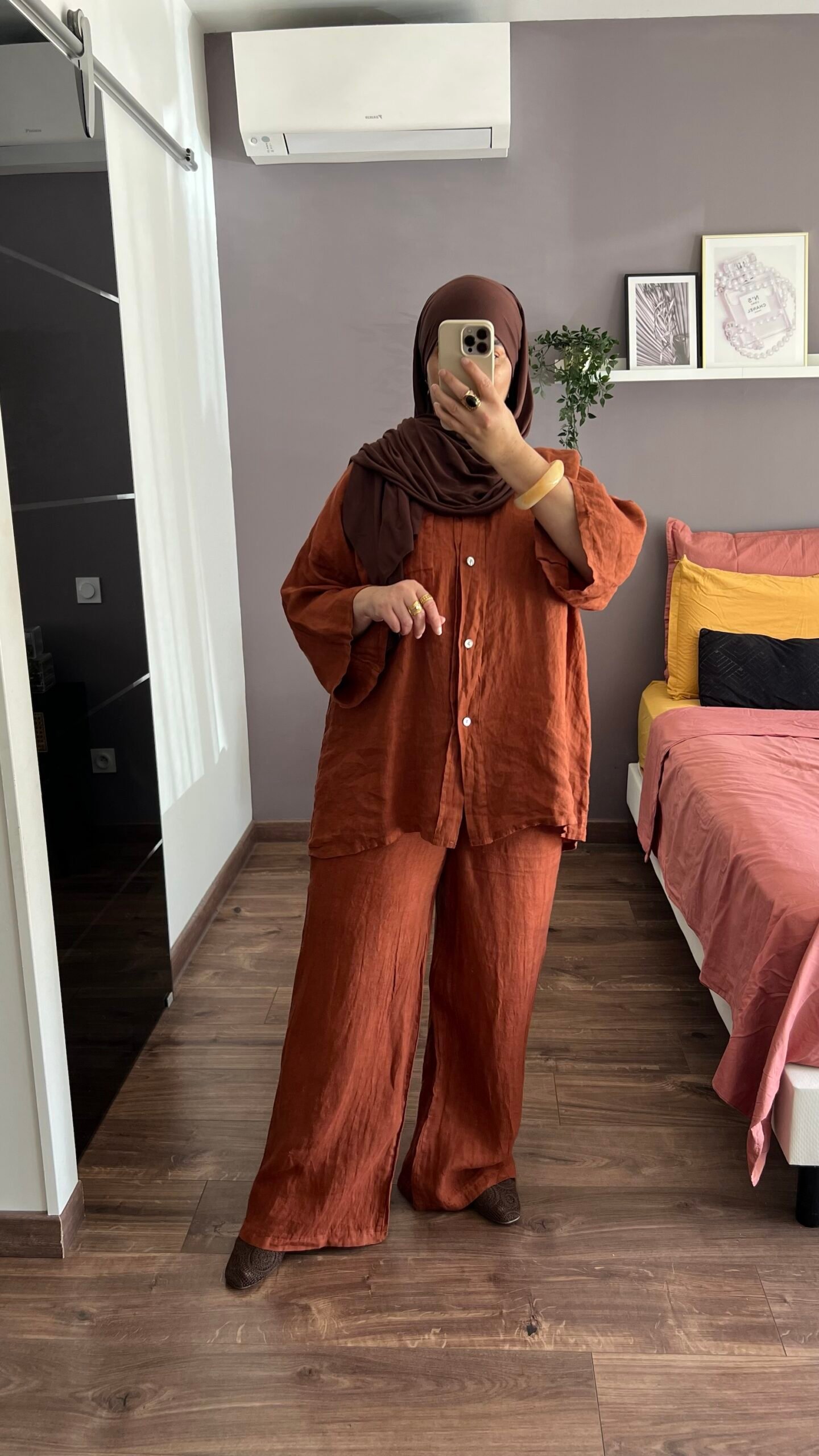 Ensemble lin rouille – Image 2