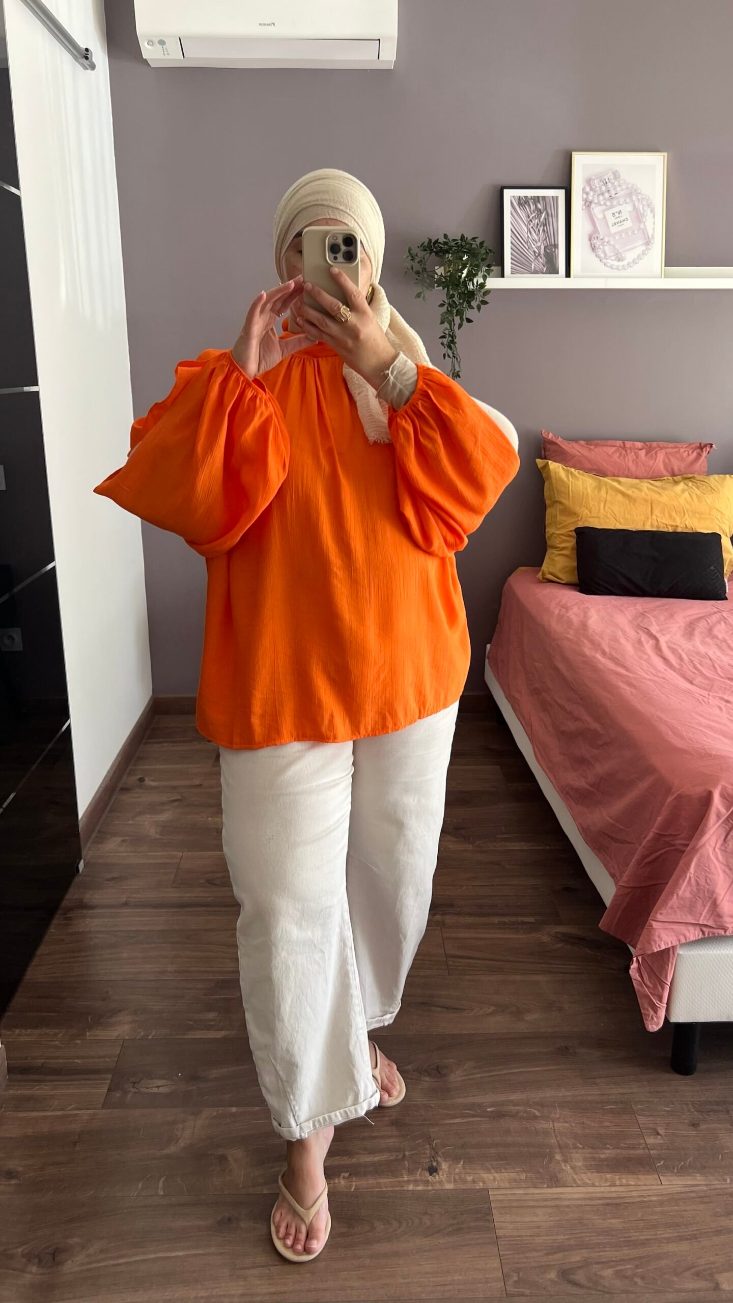 Blouse Chana orange – Image 2