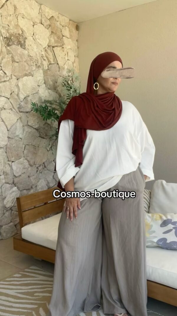 Pantalon  lila taupe