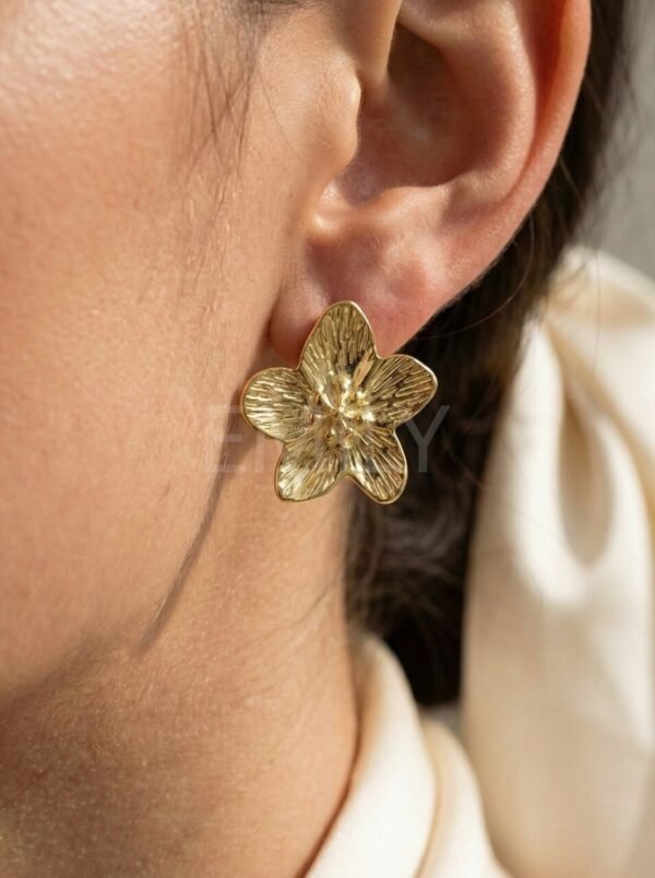 Boucles d'oreilles fleur