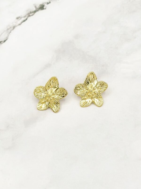 Boucles d&rsquo;oreilles fleur