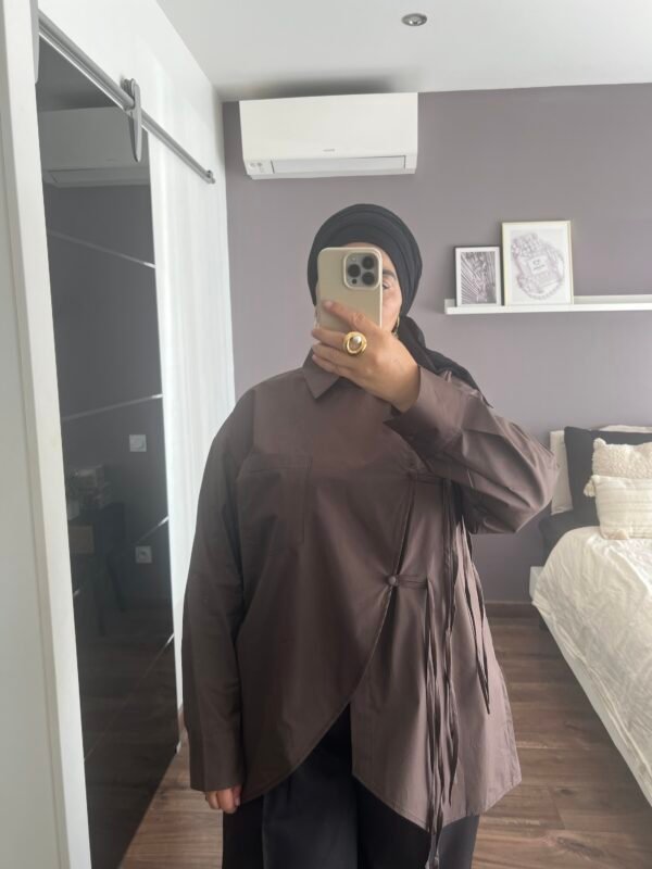Chemise Sihem marron