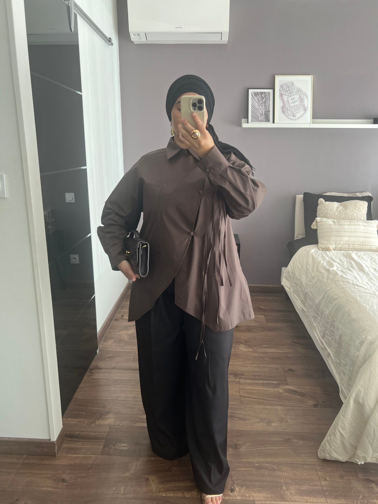 Chemise Sihem marron – Image 2