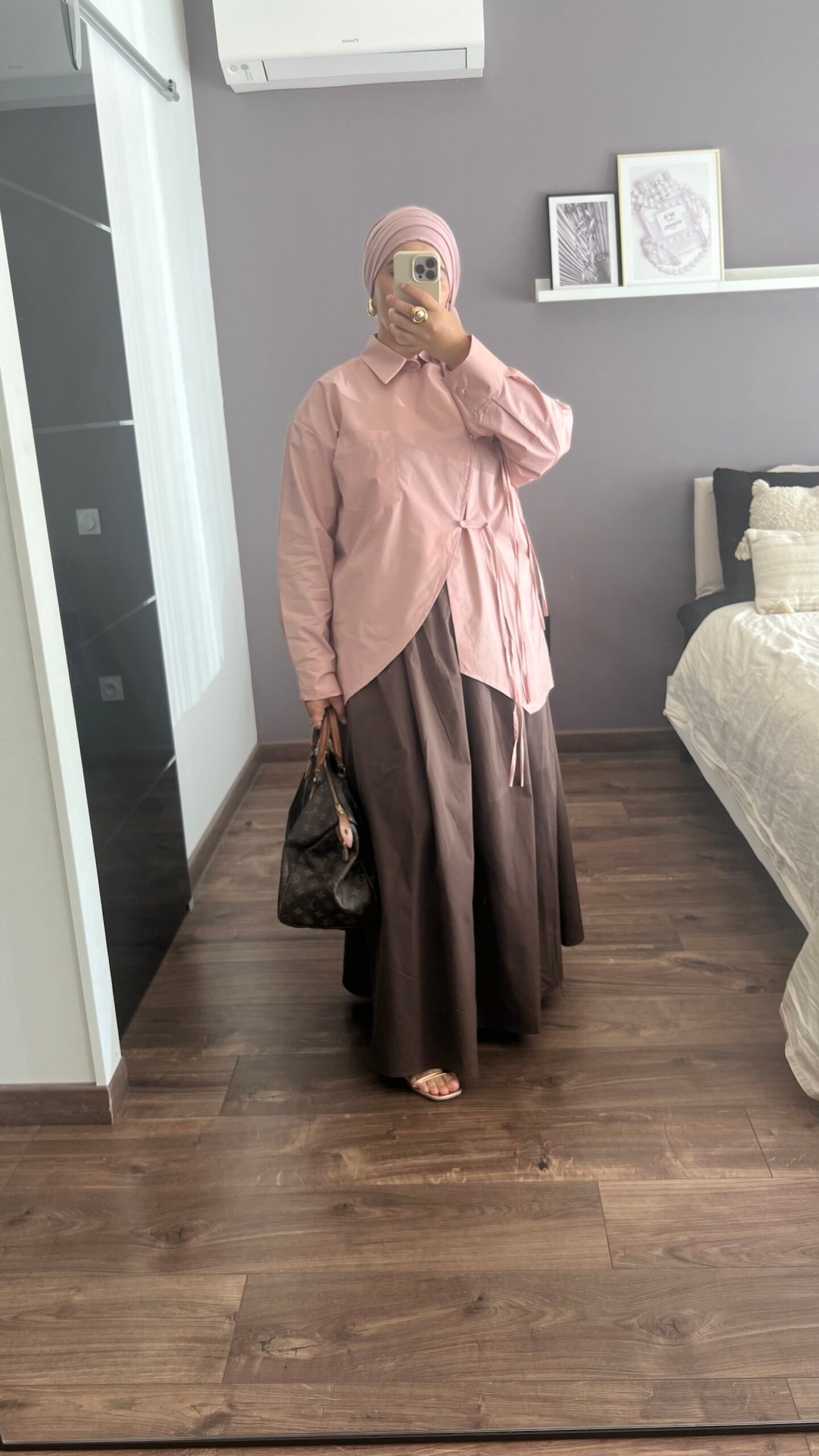 Chemise sihem vieux rose – Image 2