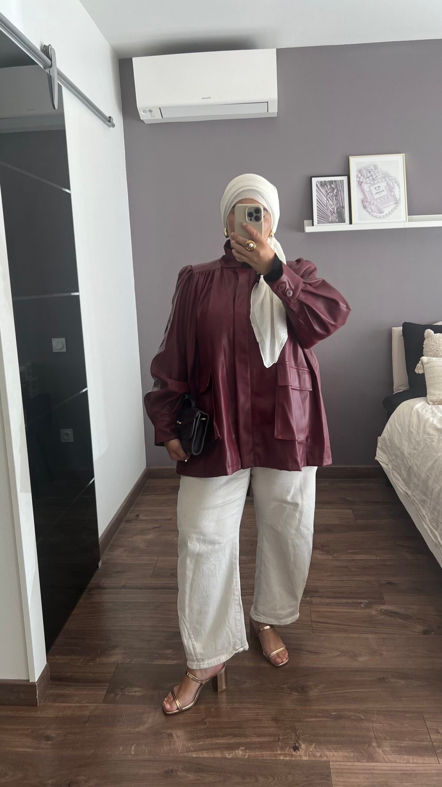 Veste similicuir oversize – Image 2